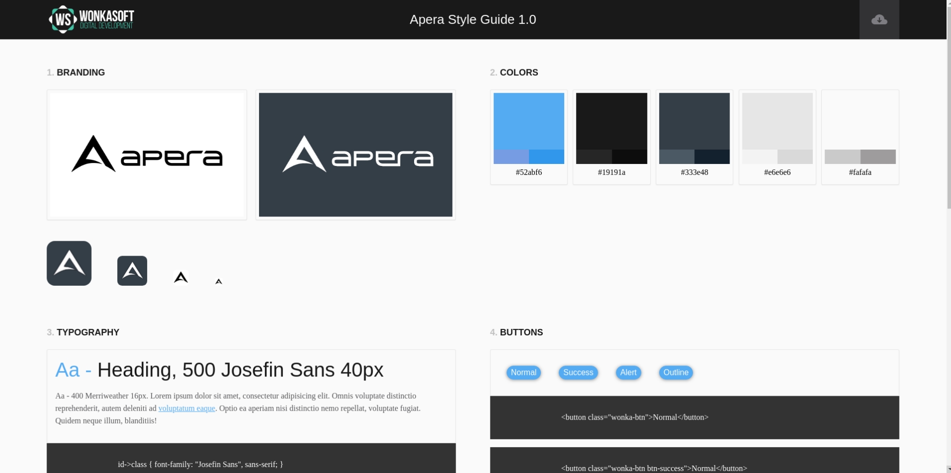 Apera Style Guide Image